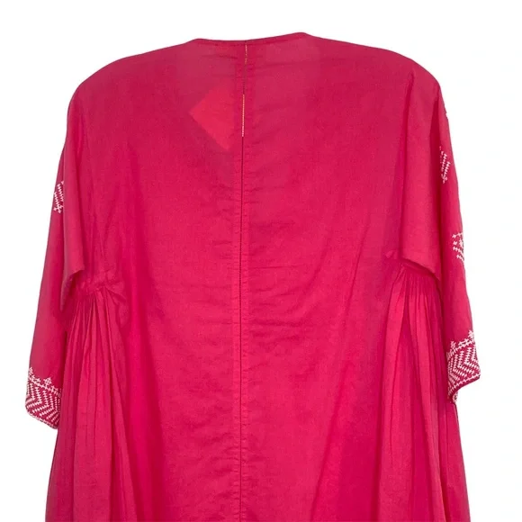 Roberta Roller Rabbit Pink Embroidered Short Sleeve Top - Picture 5 of 13